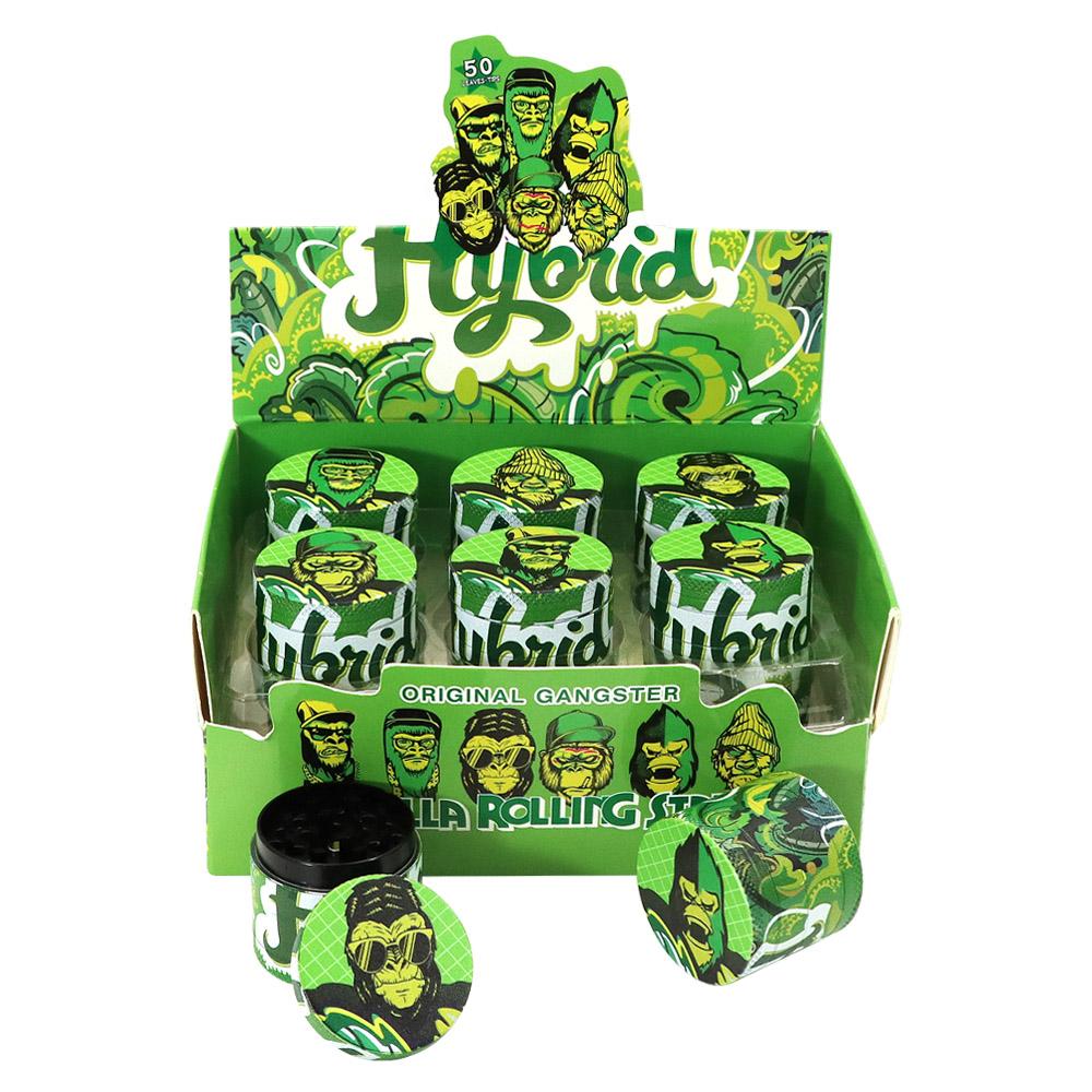 40mm gorilla rolling metal tobacco herb grinders smoking accessory 12PCS/display Box Green Color Wholesale
40mm gorilla rolling metal tobacco herb grinders smoking accessory 12PCS/display Box Green Color Wholesale