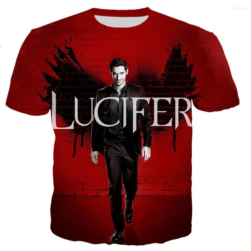 Men's T Shirts Summer Men/women TV Series Lucifer 3D Print T-shirt Fashion Casual Harajuku Style Shirt Streetwear Tops
Men's T Shirts Summer Men/women TV Series Lucifer 3D Print T-shirt Fashion Casual Harajuku Style Shirt Streetwear Tops