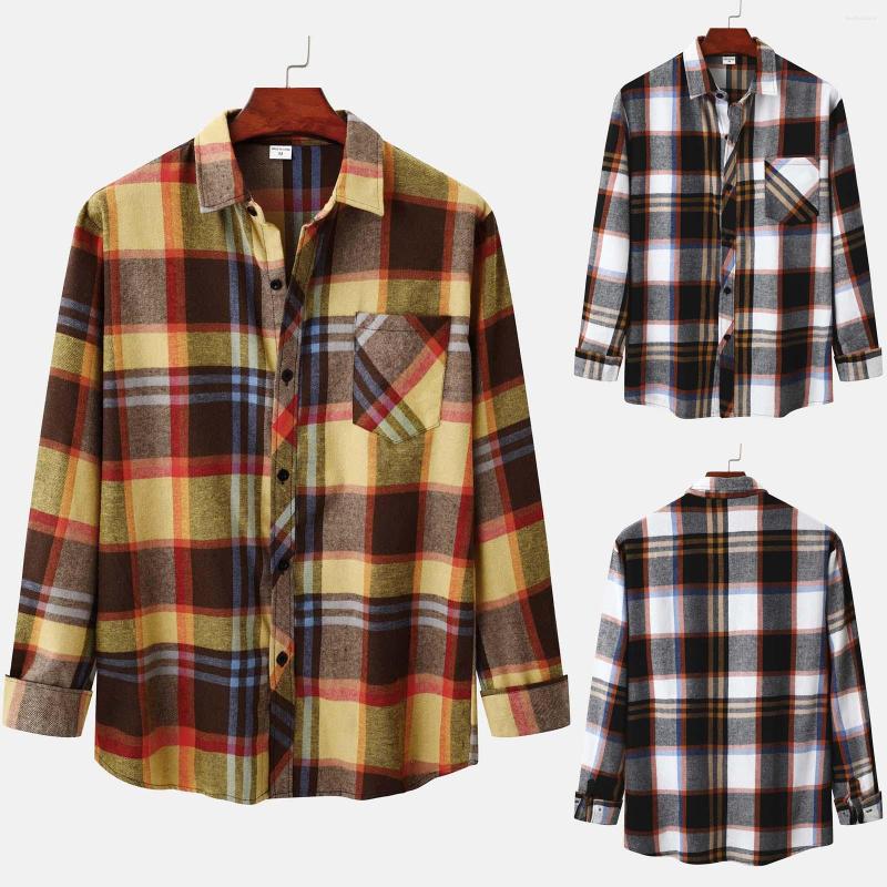 Men' Casual Shirts Mens Male Autumn Plaid Printed Shirt Turn Down Collar Long Sleeve Blouse Camisa Masculina, Black
Men' Casual Shirts Mens Male Autumn Plaid Printed Shirt Turn Down Collar Long Sleeve Blouse Camisa Masculina, Black