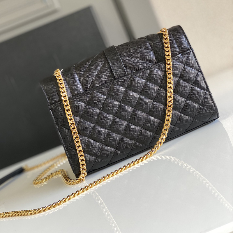 Designer Chain Shoulder Bag Classic Black Women Handbag Leather Brand Envelope Bags Luxury Crossbody Square Flap Lady Evening Clutch Purses Totes Wallet, Black gold chain
Designer Chain Shoulder Bag Classic Black Women Handbag Leather Brand Envelope Bags Luxury Crossbody Square Flap Lady Evening Clutch Purses Totes Wallet, Black gold chain