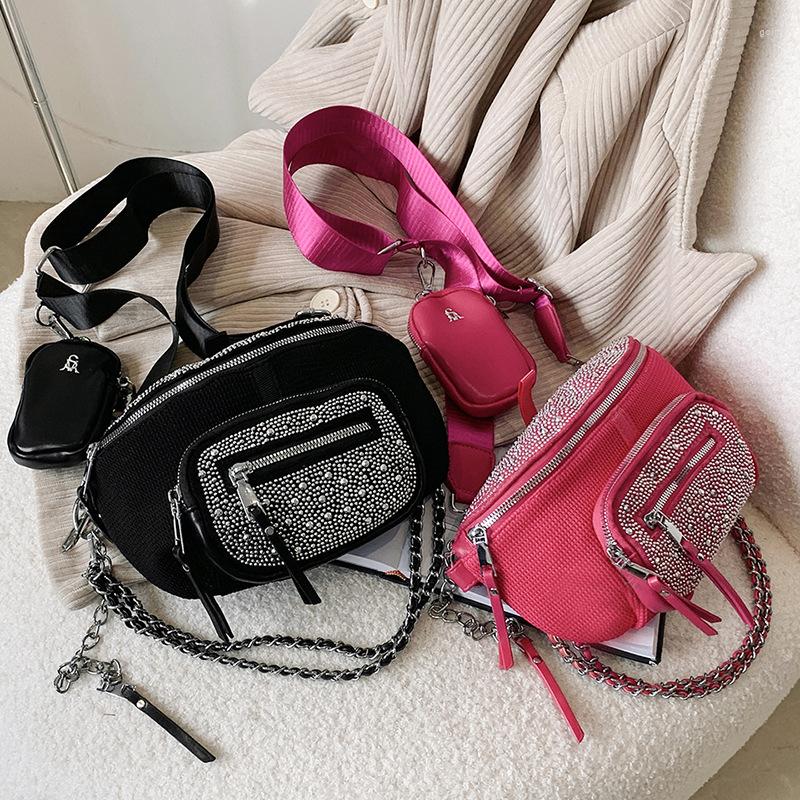 Evening Bags Diamonds Inlay Designer Women Waist Chest Purses Wide Strap Ladies Crossbody Luxury Banquet Party And Handbags, Black
Evening Bags Diamonds Inlay Designer Women Waist Chest Purses Wide Strap Ladies Crossbody Luxury Banquet Party And Handbags, Black