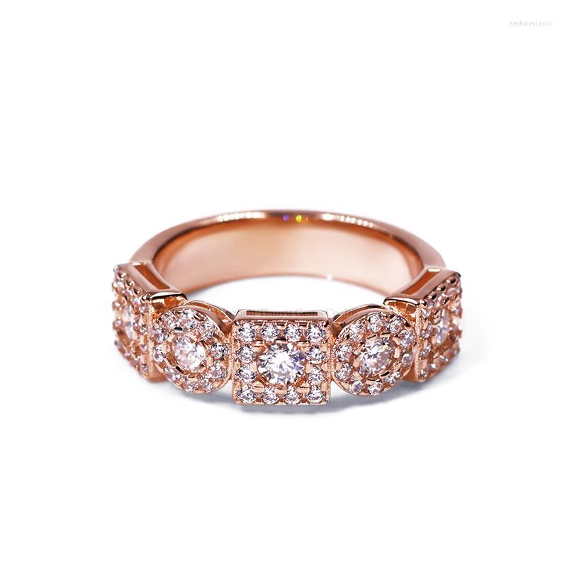 Cluster Rings Tianyu Gems Silver Women 5mm Moissanite Diamonds Jewelry Round Brilliant Gemstones Finger Band 2022 Wedding Gifts
Cluster Rings Tianyu Gems Silver Women 5mm Moissanite Diamonds Jewelry Round Brilliant Gemstones Finger Band 2022 Wedding Gifts