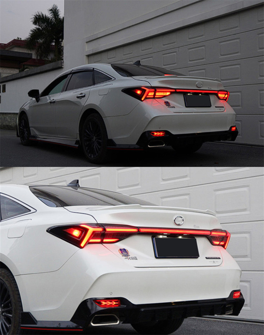 Taillight For Toyota Avalon Tail Lights With Sequential Turn Signal Start Animation Brake Parking Lighthouse Facelift