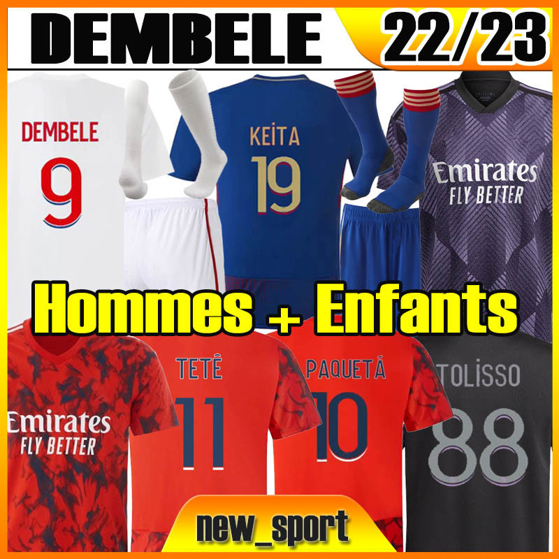 22 23 DEMBELE Soccer Jerseys Maillot 4th Lyon Fans Player version L.PAQUETA 2022 2023 Olympique Jersey Lyonnais Maillot de foot OL men kid kit socks football shirts, 22 23 4th patch
22 23 DEMBELE Soccer Jerseys Maillot 4th Lyon Fans Player version L.PAQUETA 2022 2023 Olympique Jersey Lyonnais Maillot de foot OL men kid kit socks football shirts, 22 23 4th patch