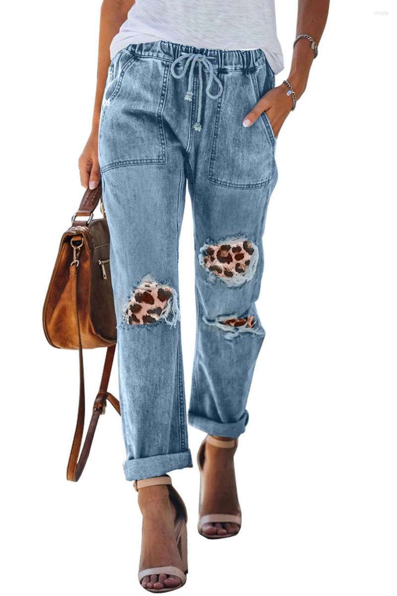 Women' Jeans LovelyFox Women Leopard Camo Distressed Jean Fashion Denim Good Design Lady Trousers Big Hole Cool, Color 1
Women' Jeans LovelyFox Women Leopard Camo Distressed Jean Fashion Denim Good Design Lady Trousers Big Hole Cool, Color 1
