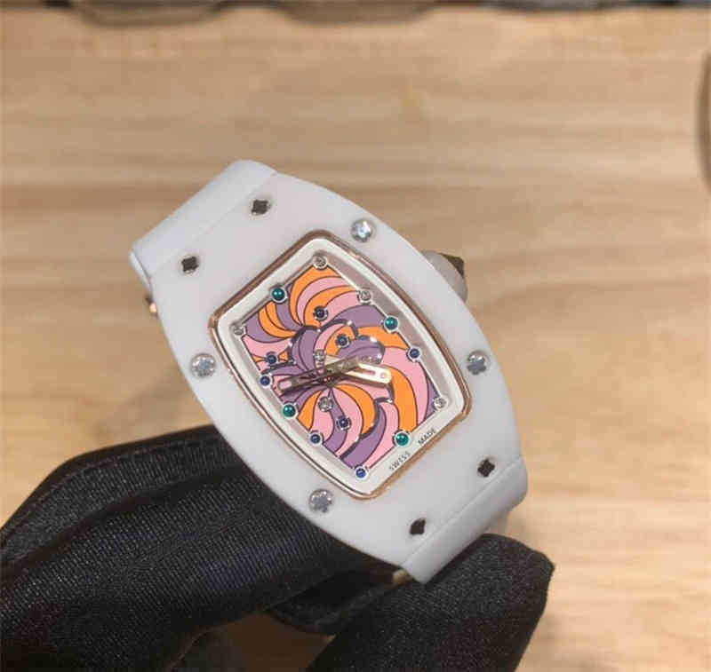 Luxury Mechanics Watches Richa Wristwatch Women s Watch Cotton Candy Ceramic Shell Two Needle Automatic Mechanism Movement Curve and Color g, Black
Luxury Mechanics Watches Richa Wristwatch Women s Watch Cotton Candy Ceramic Shell Two Needle Automatic Mechanism Movement Curve and Color g, Black