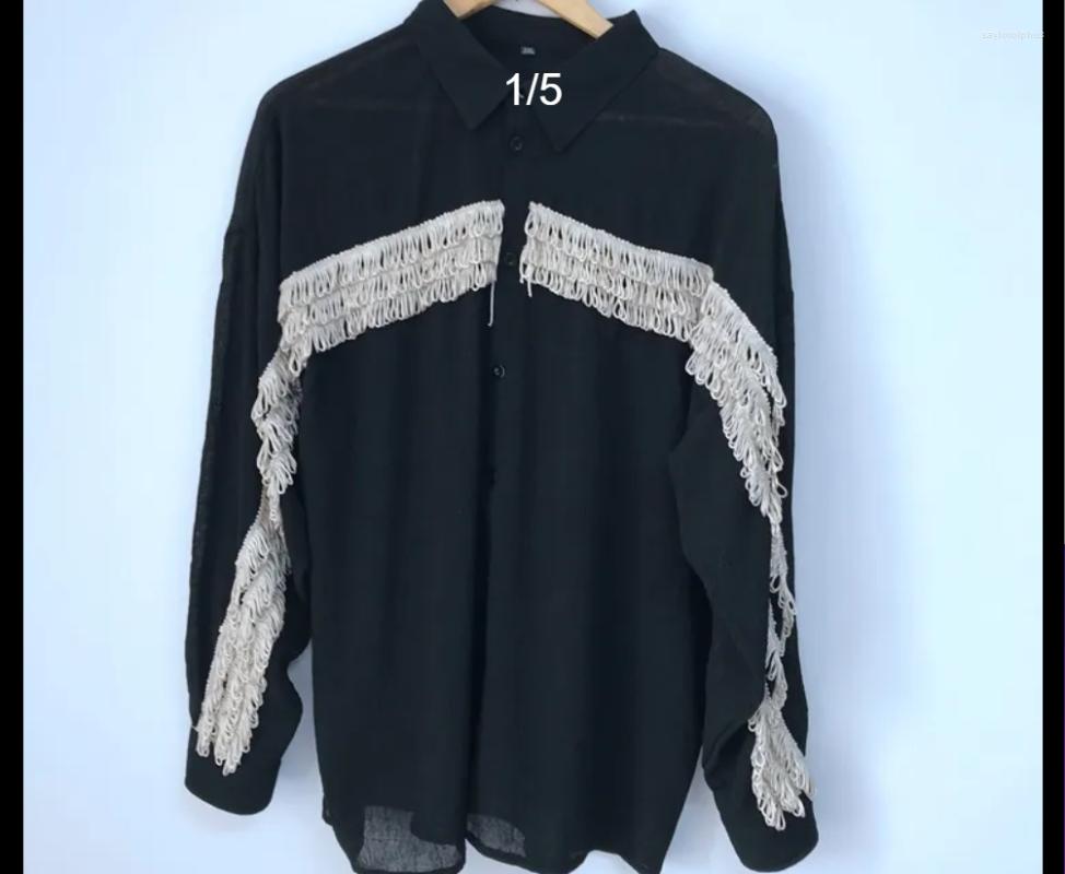 Men's Casual Shirts Cv137 Fashion Men's 2022 Runway Luxury European Design Party Style Clothing, Black
Men's Casual Shirts Cv137 Fashion Men's 2022 Runway Luxury European Design Party Style Clothing, Black