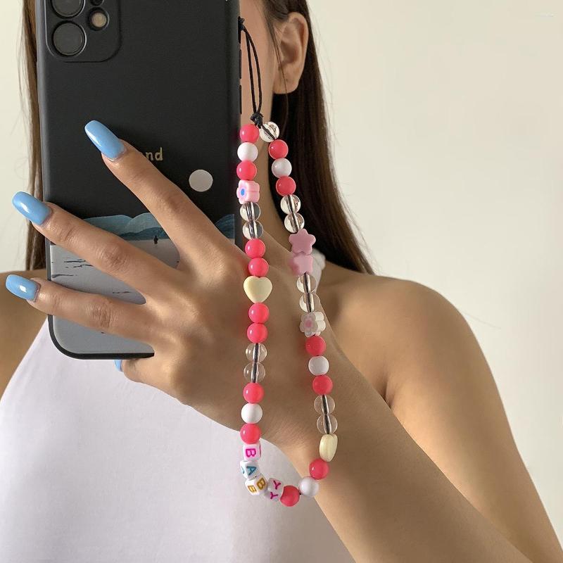 Keychains European And American Fashion Rope Short Wrist Strap Cell Phone ChainPendant Clay Acrylic Keychain For Women Men Jewelry
Keychains European And American Fashion Rope Short Wrist Strap Cell Phone ChainPendant Clay Acrylic Keychain For Women Men Jewelry