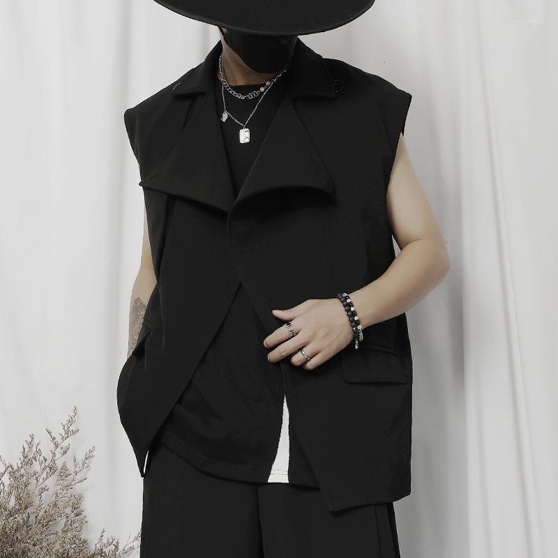 Men' Vests Men' Vest Sleeveless Japanese Fashion Trend Niche Design Trendy Men Handsome Loose Suit Coat, Black
Men' Vests Men' Vest Sleeveless Japanese Fashion Trend Niche Design Trendy Men Handsome Loose Suit Coat, Black