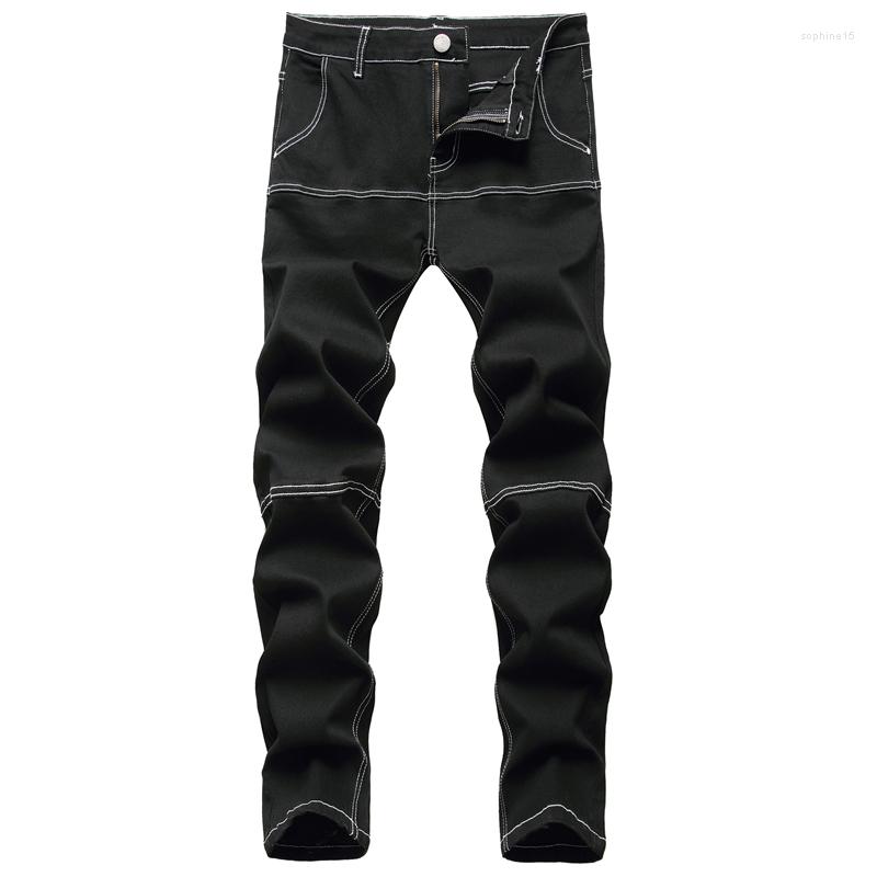 Men's Jeans Spring And Autumn Tide Daily Harajuku Brand Simplicity Fashion Soft Men's Straight Splicing Korean Trend Pants Black
Men's Jeans Spring And Autumn Tide Daily Harajuku Brand Simplicity Fashion Soft Men's Straight Splicing Korean Trend Pants Black
