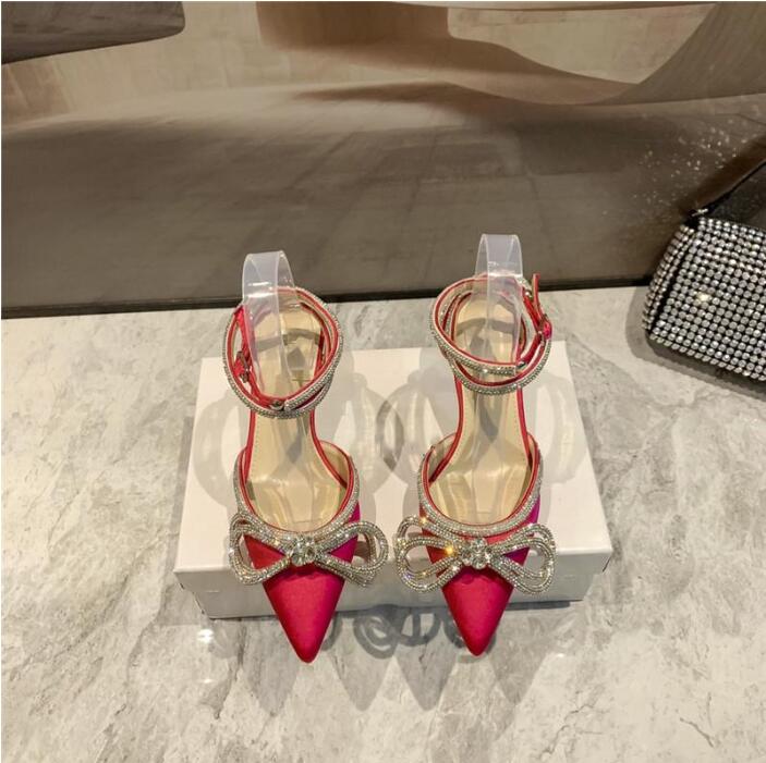 NEW Rhinestones Women Pumps Crystal Bowknot Satin Summer Lady Shoes Genuine Leather High Heels Party Prom Shoe
NEW Rhinestones Women Pumps Crystal Bowknot Satin Summer Lady Shoes Genuine Leather High Heels Party Prom Shoe