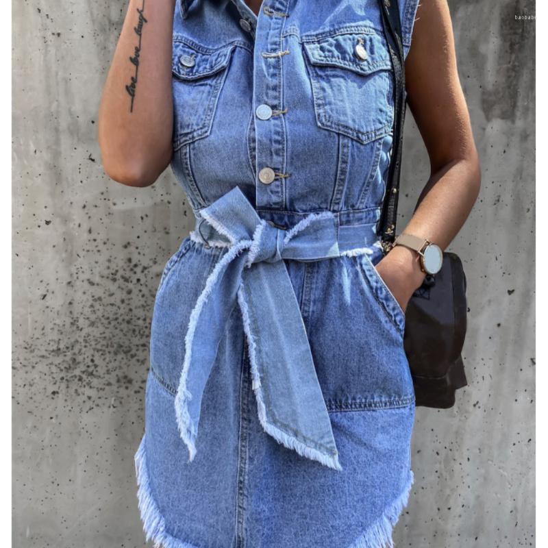 Casual Dresses 2022 Summer Sleeveless Belted Women Denim Dress Retro College Style Jeans Fashion Street Clothes -XL, Light blue
Casual Dresses 2022 Summer Sleeveless Belted Women Denim Dress Retro College Style Jeans Fashion Street Clothes -XL, Light blue