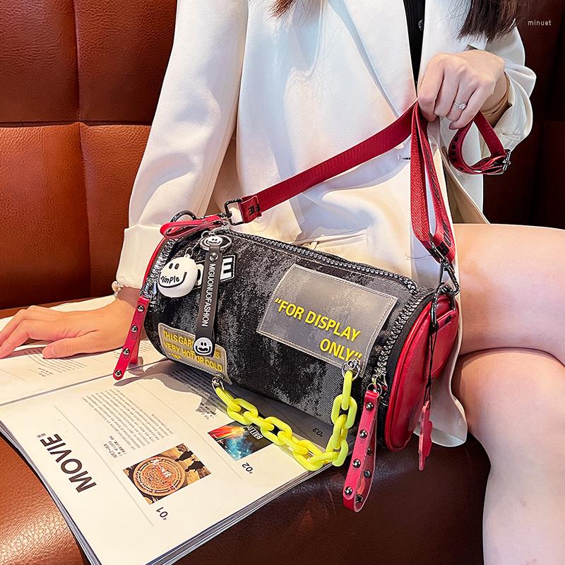 Evening Bags Canvas Real Leather Tote For Women Chain Small Designer Bag Shoulder Side Femme, Red
Evening Bags Canvas Real Leather Tote For Women Chain Small Designer Bag Shoulder Side Femme, Red
