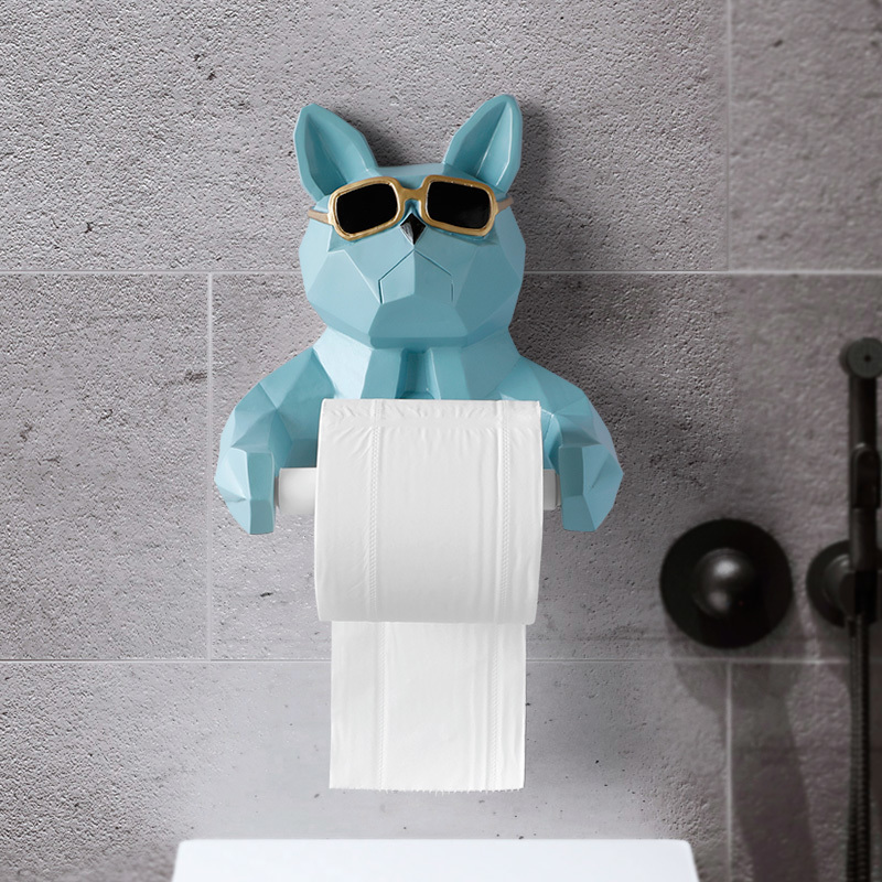 Tissue Boxes Napkins animal tissue box Statue Figurine Hanging toilet paper holder Washroom Wall Home Decor Roll Paper Box Holder Mount 221008