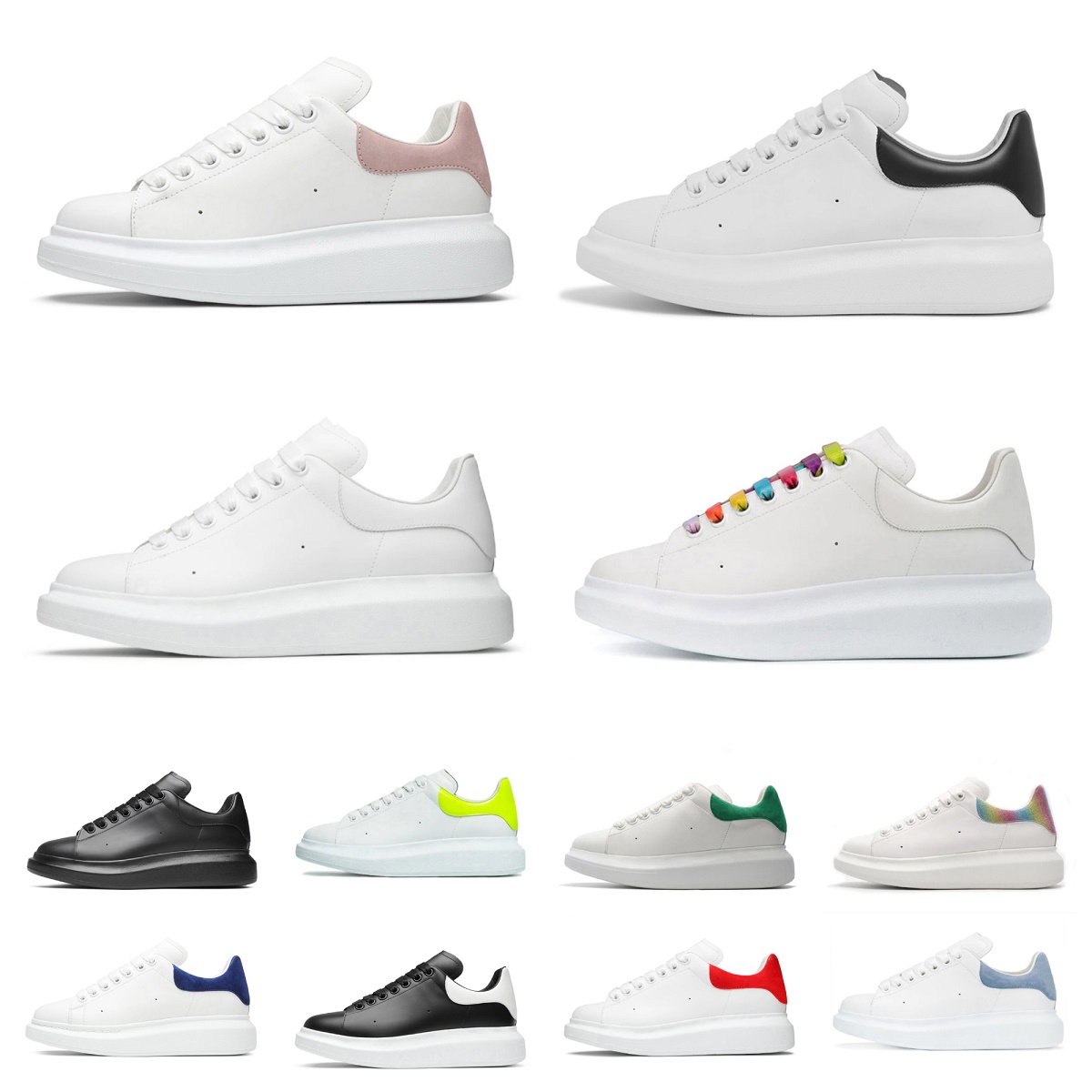 Fashion Designer White Black Casual shoes classic suede velvet leather Lace Up women womens flats platform oversized sneaker men mens espadrille flat sole sneakers, Bubble package bag
Fashion Designer White Black Casual shoes classic suede velvet leather Lace Up women womens flats platform oversized sneaker men mens espadrille flat sole sneakers, Bubble package bag