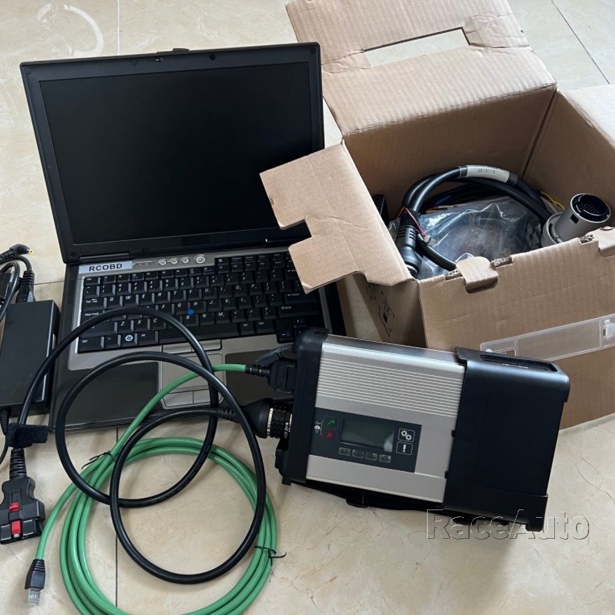 2024 Super MB Star C5 SD Connect 5 Multiplexer with Laptop Ssd 360GB d630 laptop WINDOWS10 DIAGNOSE