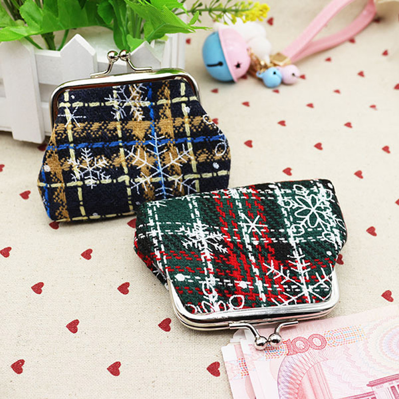 5pcs Coin Purses European And American Cotton Snow Prints Grid Hasp Short Wallet 4Inch, Multi
5pcs Coin Purses European And American Cotton Snow Prints Grid Hasp Short Wallet 4Inch, Multi