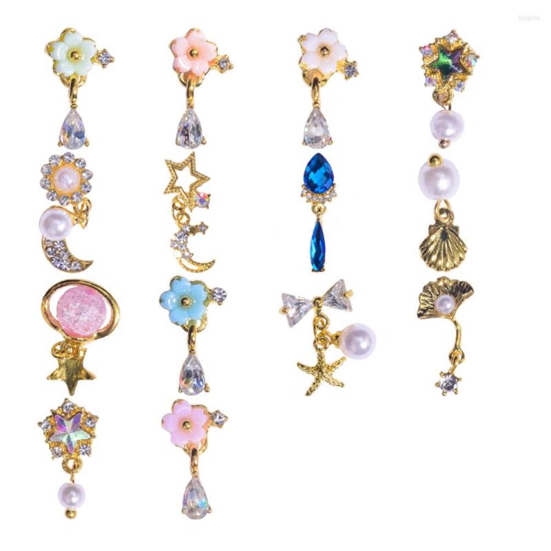 Nail Art Decorations 10Pcs/Lot 3D Alloy Rhinestones Flower Design Pearl With Crystal Studs Supplies DIY Manicure Tools Accessory
Nail Art Decorations 10Pcs/Lot 3D Alloy Rhinestones Flower Design Pearl With Crystal Studs Supplies DIY Manicure Tools Accessory