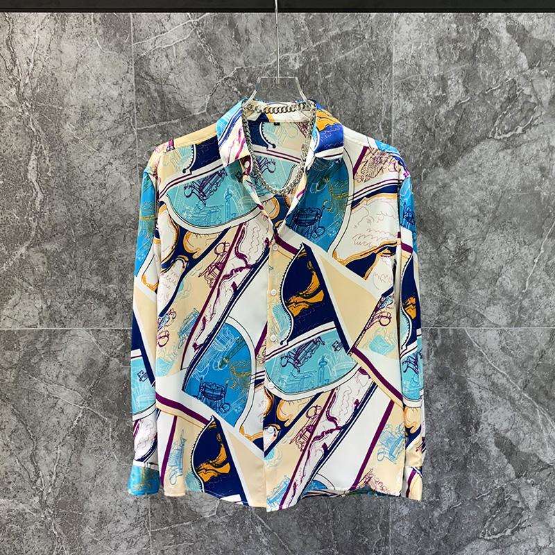 Men's Casual Shirts SM07660 Fashion Men's 2022 Runway Luxury European Design Party Style Clothing, Picture shown
Men's Casual Shirts SM07660 Fashion Men's 2022 Runway Luxury European Design Party Style Clothing, Picture shown