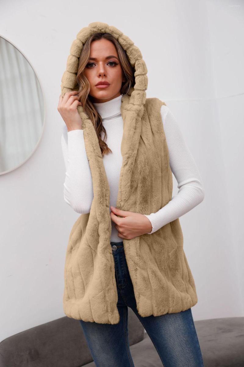 Women' Fur Fashion Hooded Vest Women' Spring And Autumn Imitation Winter Waistcoat, Picture color
Women' Fur Fashion Hooded Vest Women' Spring And Autumn Imitation Winter Waistcoat, Picture color