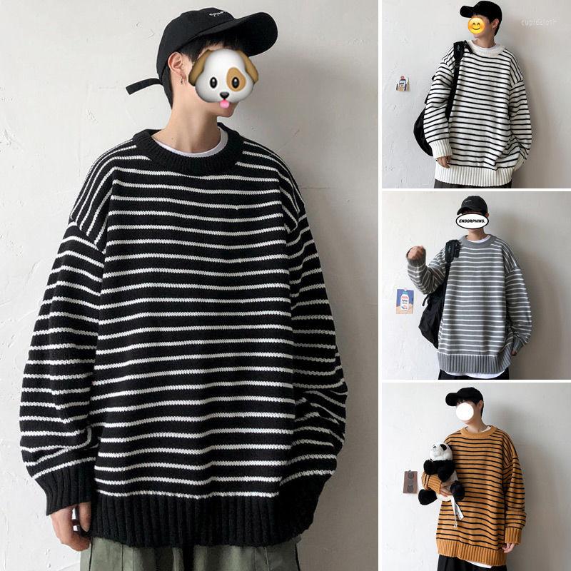Men's Sweaters Fashion Winter Sweater Men's Loose Striped Crew Neck Pullover Men Korean Clothes, Black
Men's Sweaters Fashion Winter Sweater Men's Loose Striped Crew Neck Pullover Men Korean Clothes, Black