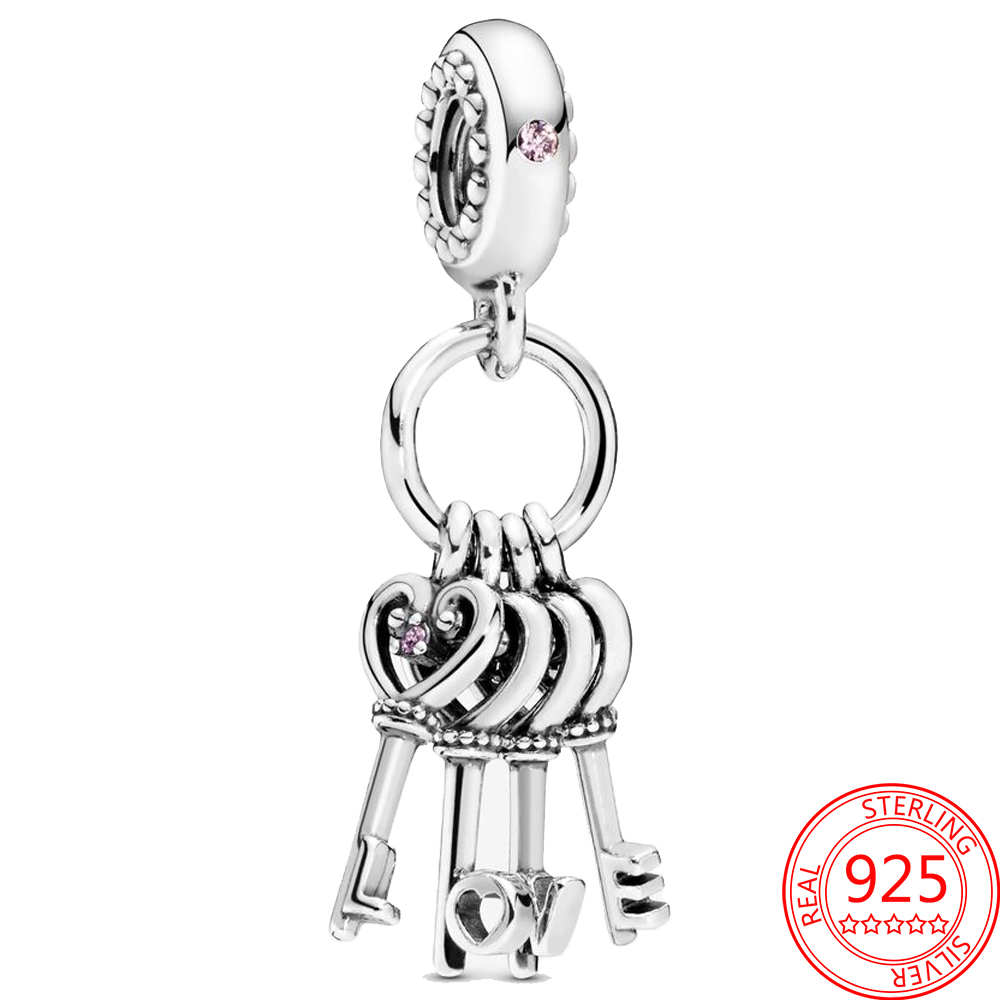 The Newly Popular 100 925 Sterling Silver Garden Series Of Lucky Four Leaf Pendant Charm Is Suitable For Ms Bracelet Fashion Jewelry