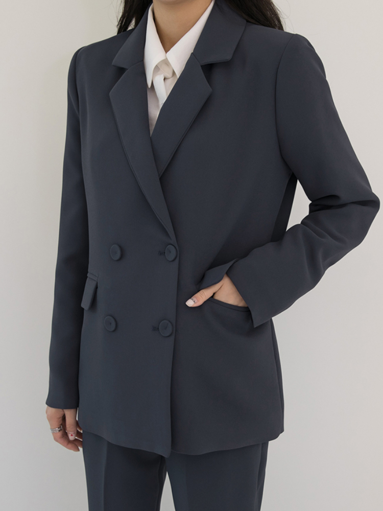 Women's Suits Blazers Spring Women's Business Trousers Two Pieces Set Office Ladies Elegant Blazer Pantsuit Female Fashion Korean Work Cloth