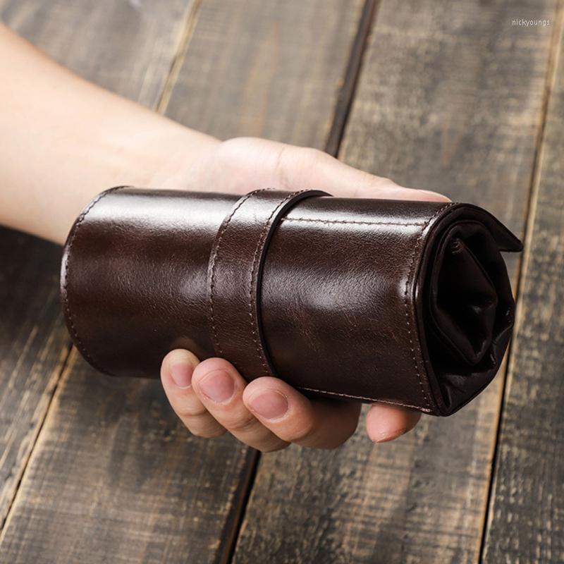 Watch Boxes Roll Storage Case Travel Leather Organizer Jewelry Protective Holder Box With Closing Strap Pouch
Watch Boxes Roll Storage Case Travel Leather Organizer Jewelry Protective Holder Box With Closing Strap Pouch