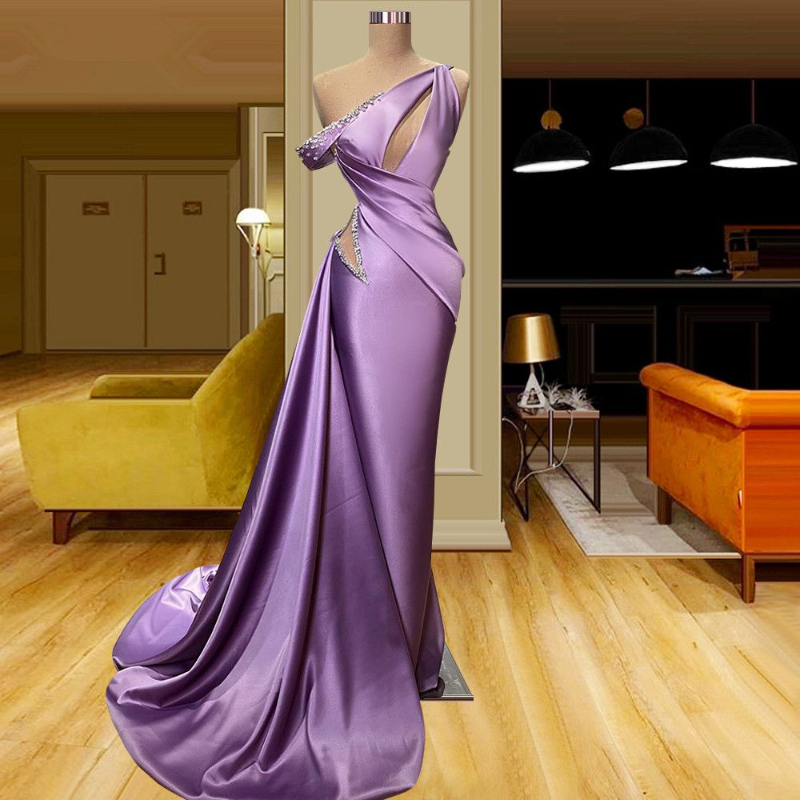 Elegant Purple Mermaid Prom Dresses Beading Sleeveless Party Dresses Pleats Floor Length Custom Made Evening Dress WLY935, White
Elegant Purple Mermaid Prom Dresses Beading Sleeveless Party Dresses Pleats Floor Length Custom Made Evening Dress WLY935, White