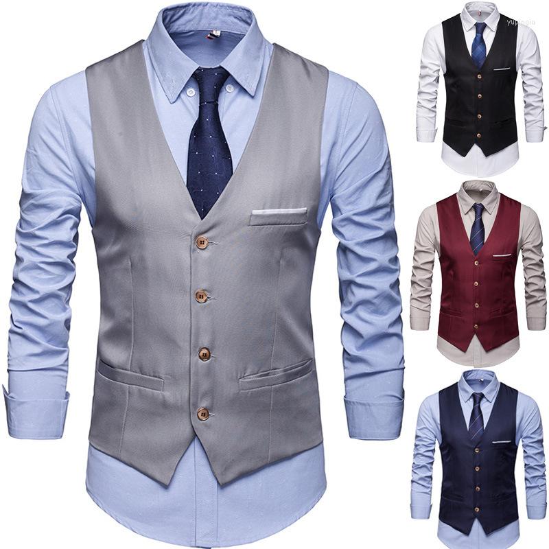 Men's Vests Dress Men Slim Fits Mens Suit Vest Male Waistcoat Gilet Homme Casual Sleeveless Formal Business Jacket Plus Size, Burgundy
Men's Vests Dress Men Slim Fits Mens Suit Vest Male Waistcoat Gilet Homme Casual Sleeveless Formal Business Jacket Plus Size, Burgundy
