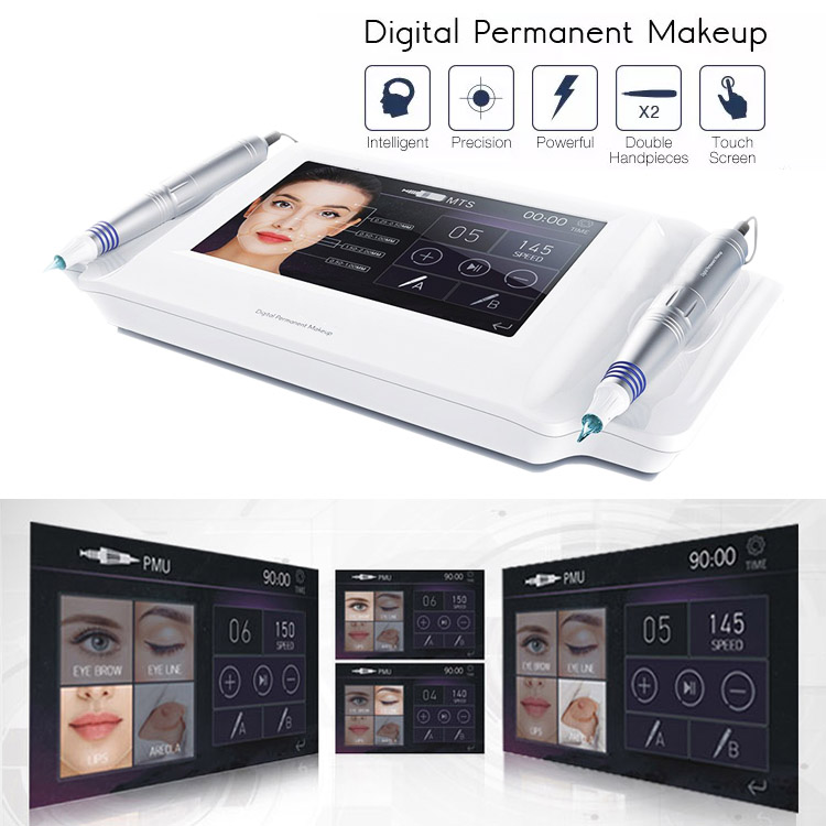 Derma Rotary Pen Beauty Microneedle Roller Artmex v8 Eyebrow Tatoo Machine Beauty Permanent Makeup MTS Tattoo Needle With 2 Pieces Micro Needling