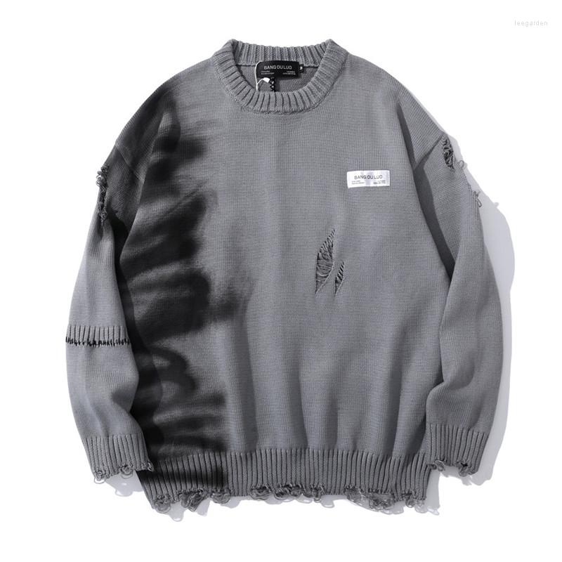 Men's Sweaters High Street Sweater Men Pullover Lazy Style Patchwork Clothes Thick Warm Tie-dye Broken Hole Knitted Drop, White
Men's Sweaters High Street Sweater Men Pullover Lazy Style Patchwork Clothes Thick Warm Tie-dye Broken Hole Knitted Drop, White