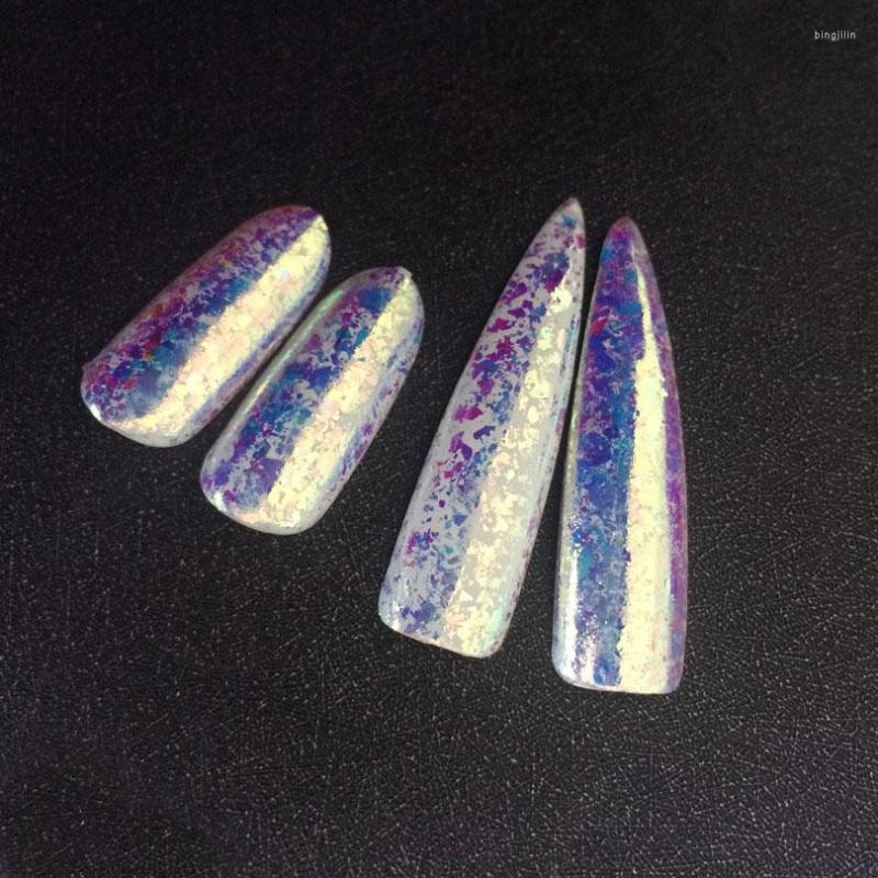 Nail Glitter 0.1g Aurora Flakes White Chameleon Chrome Pigment Powder Sequins Art Decoration Manicure
Nail Glitter 0.1g Aurora Flakes White Chameleon Chrome Pigment Powder Sequins Art Decoration Manicure