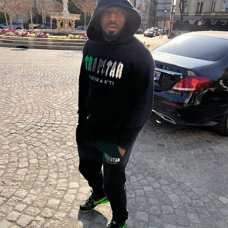 Men's Tracksuits Trapstar Autumn And Winter New High Street Blue Green Black Towel Embroidery Plush Hoodie Pants For Men Women G221007, 16
Men's Tracksuits Trapstar Autumn And Winter New High Street Blue Green Black Towel Embroidery Plush Hoodie Pants For Men Women G221007, 16
