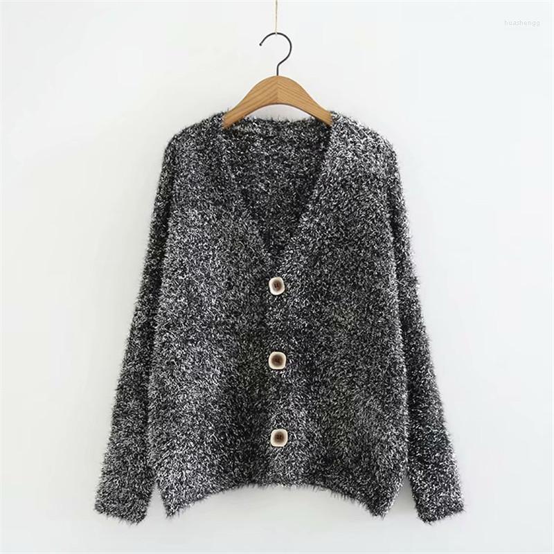 Women's Sweaters Women's 2022 Spring Long Sleeve V Neck Solid Color Single Breasted Regular Cardigans Women Outwear, Silver
Women's Sweaters Women's 2022 Spring Long Sleeve V Neck Solid Color Single Breasted Regular Cardigans Women Outwear, Silver