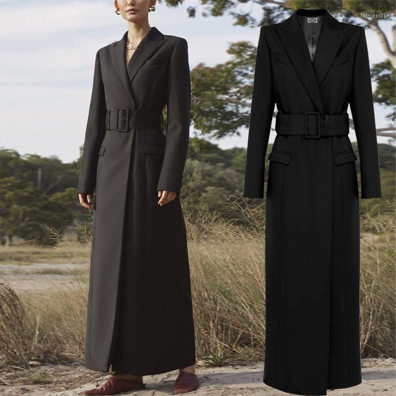 Women' Trench Coats 2022 Spring X-long Elegant Coat Women Slim Ol Belted Windbreaker 3XL, Black
Women' Trench Coats 2022 Spring X-long Elegant Coat Women Slim Ol Belted Windbreaker 3XL, Black
