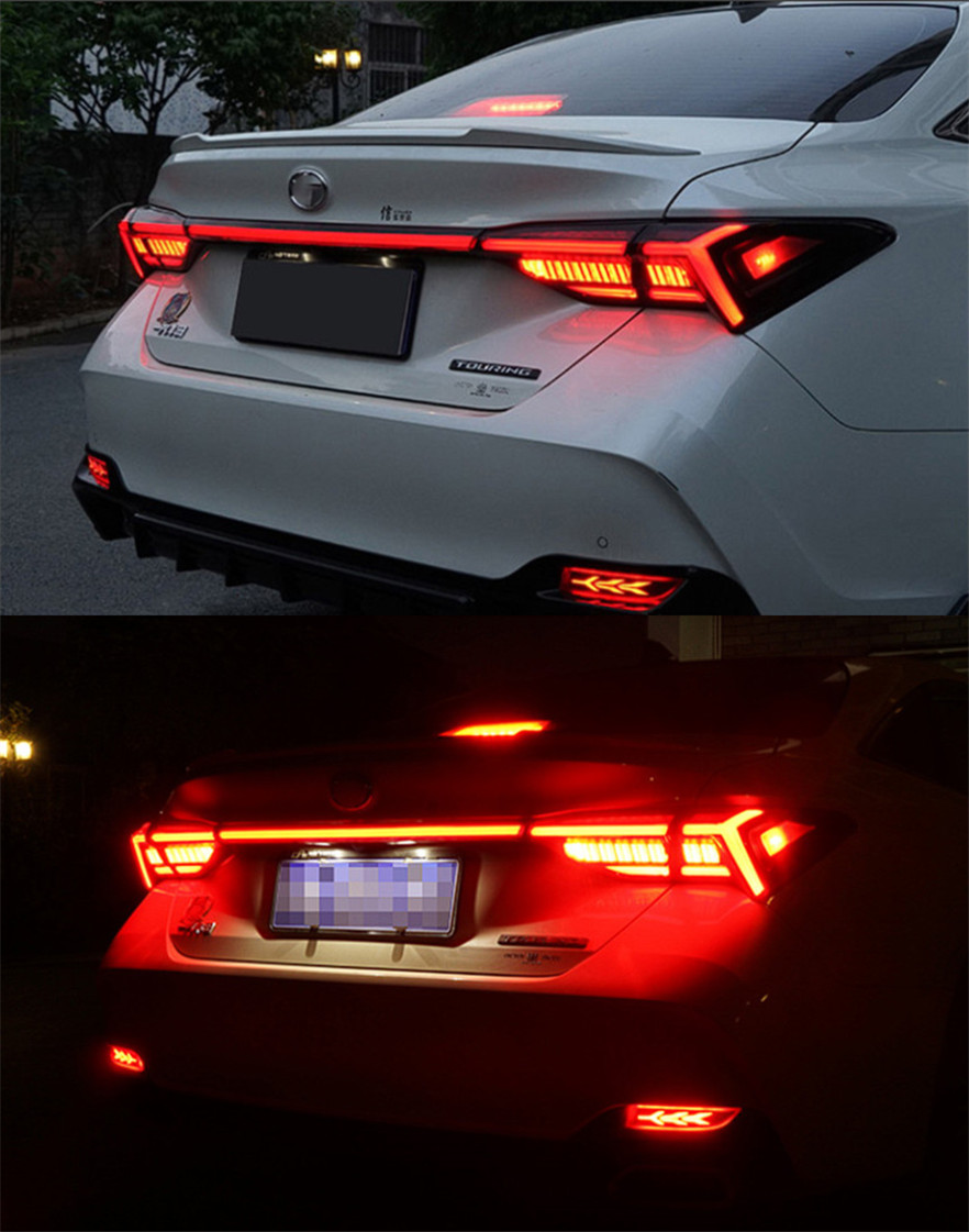 Taillight For Toyota Avalon Tail Lights With Sequential Turn Signal Start Animation Brake Parking Lighthouse Facelift