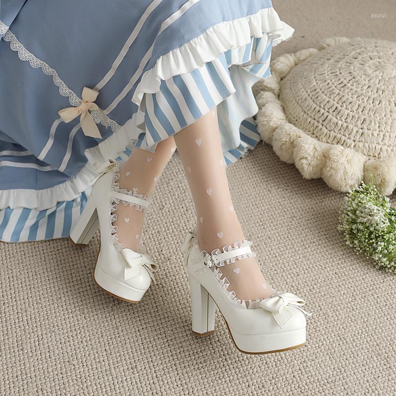 Dress Shoes 2022 Spring Women Plus Size 22-26.5cm Lace Bow Mary Jane Japanese Original Hollow Flowers High Heel Lolita, Black
Dress Shoes 2022 Spring Women Plus Size 22-26.5cm Lace Bow Mary Jane Japanese Original Hollow Flowers High Heel Lolita, Black