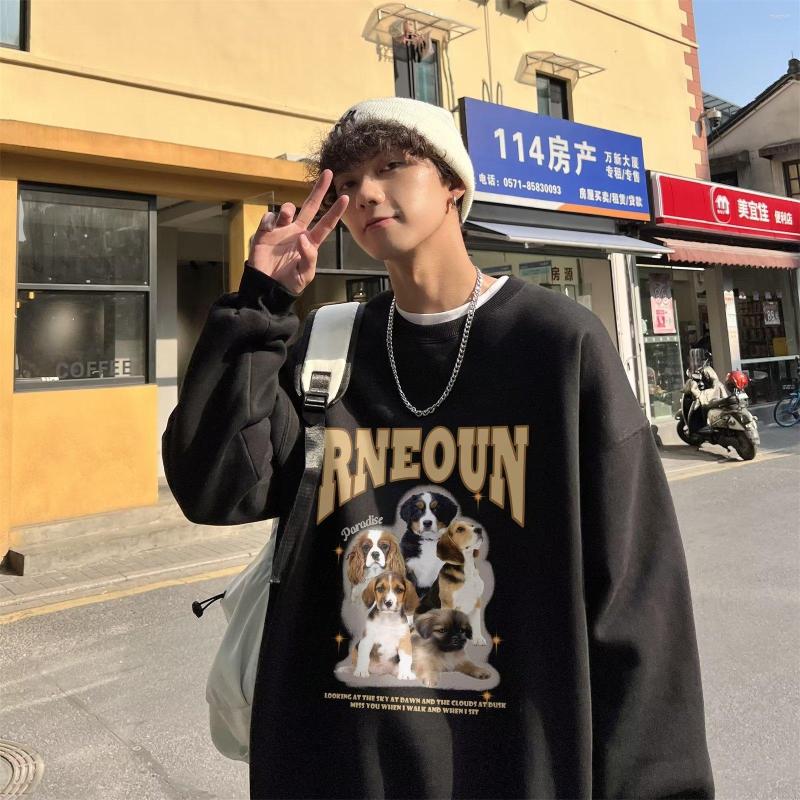 Men's Hoodies Autumn Fashion Mens O-Neck Sweatshirts High Street Sweater Men's Loose Trend Round Neck Long Sleeve OverSize 5XL Promo, Black 
Men's Hoodies Autumn Fashion Mens O-Neck Sweatshirts High Street Sweater Men's Loose Trend Round Neck Long Sleeve OverSize 5XL Promo, Black