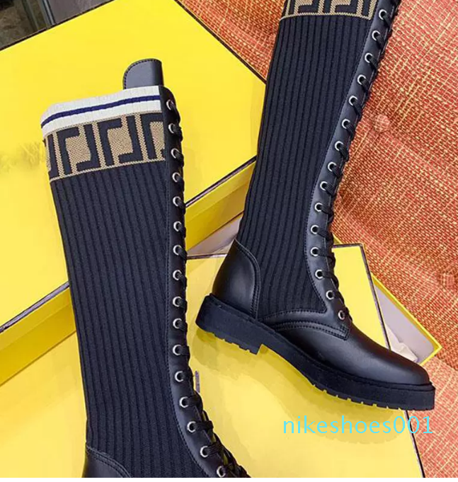 Designer Luxury F boots Letter Knitting Sexy Fashion Outdoor Socks Ladies Flat Elastic Size 35-41 With Box, Black
Designer Luxury F boots Letter Knitting Sexy Fashion Outdoor Socks Ladies Flat Elastic Size 35-41 With Box, Black
