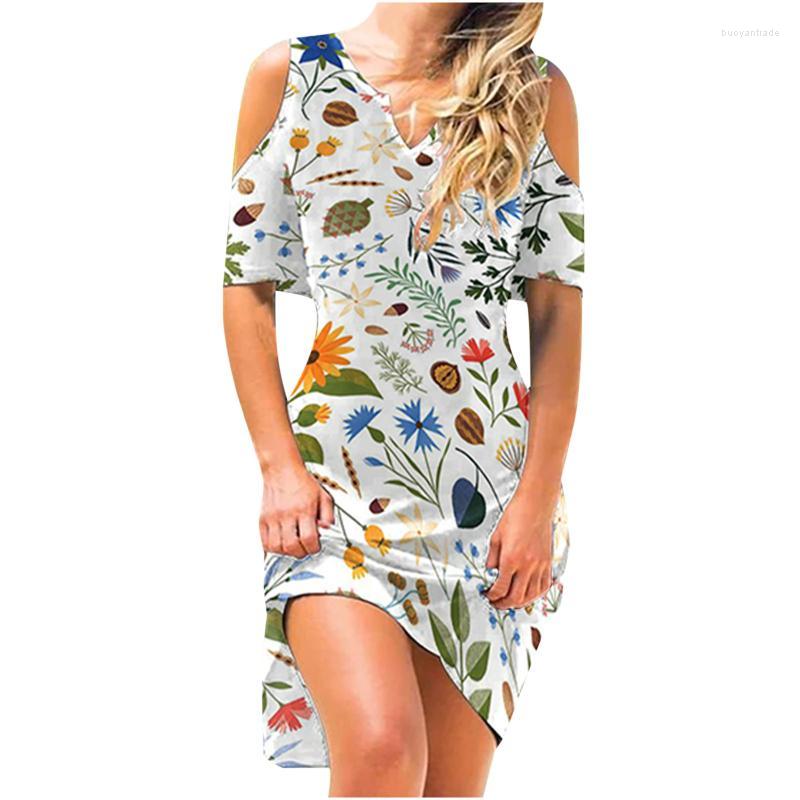 Casual Dresses Women V-Neck Short Summer Fashion Printed Sleeve Dress Shoulder Cold Hollow Women' DressCasual, Black
Casual Dresses Women V-Neck Short Summer Fashion Printed Sleeve Dress Shoulder Cold Hollow Women' DressCasual, Black