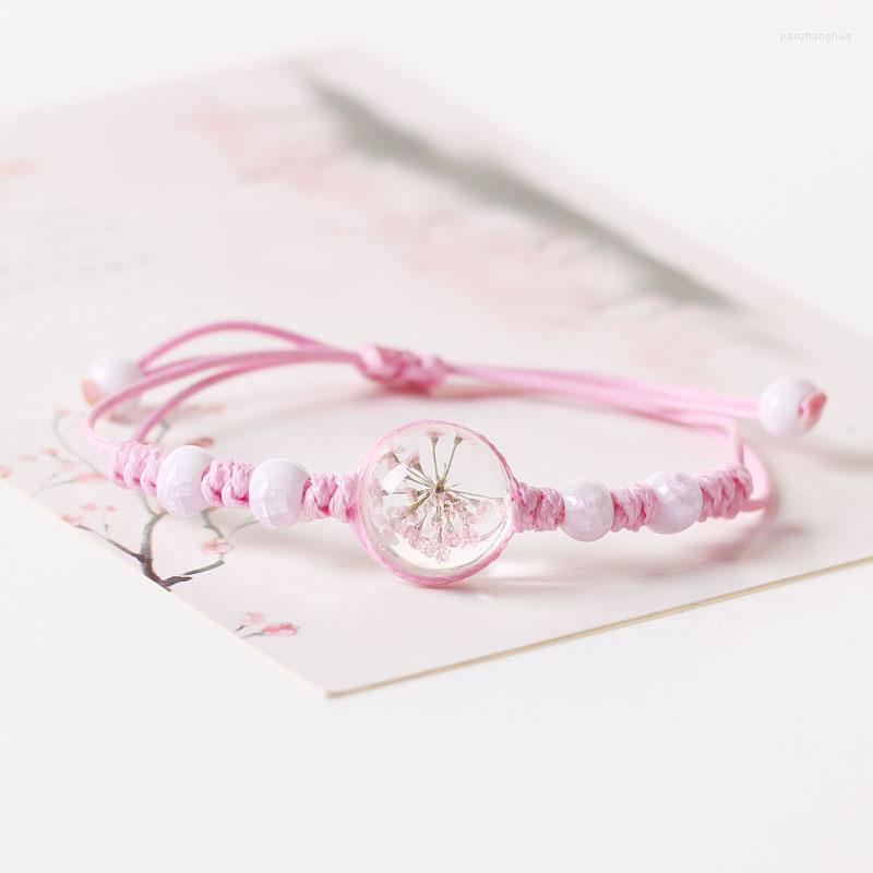 Charm Bracelets Women Flower In Glass Purple Rope Bracelet For Girls Gifts With Delicate Box
Charm Bracelets Women Flower In Glass Purple Rope Bracelet For Girls Gifts With Delicate Box