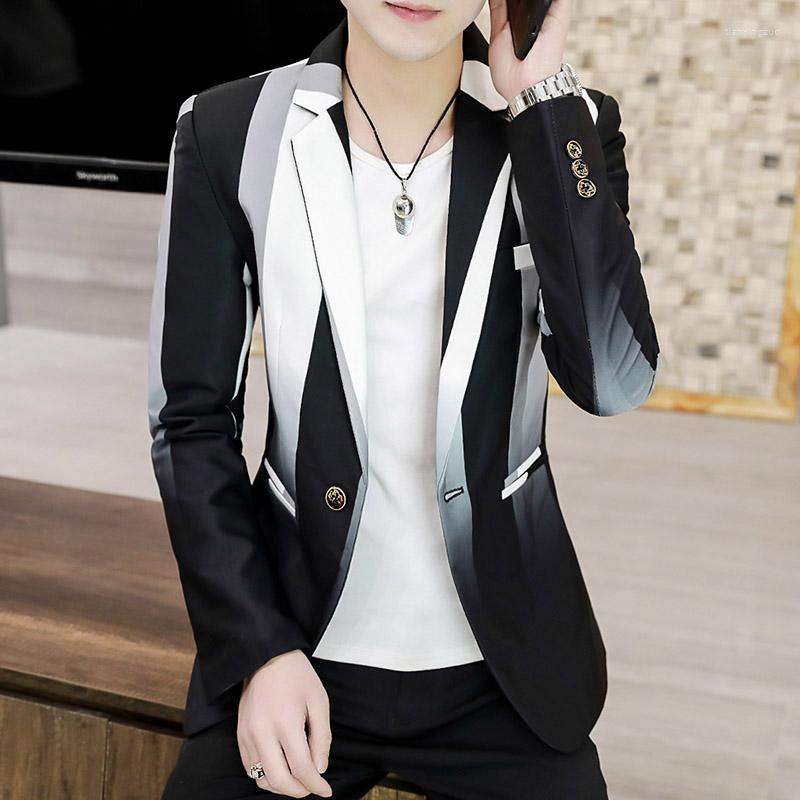 Men's Suits Men's Smart Casual One Button Jacket Mixed Color Business Long Sleeve Coat Slim Fit M22, Blue
Men's Suits Men's Smart Casual One Button Jacket Mixed Color Business Long Sleeve Coat Slim Fit M22, Blue