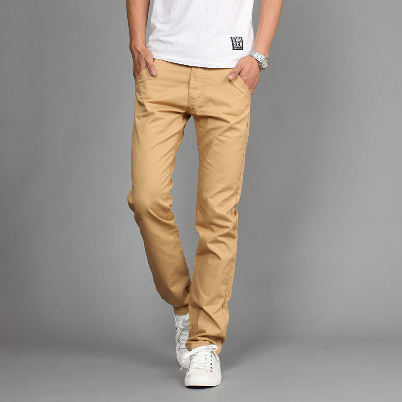 Men's Pants spring fashion casual pants men solid outside train slacks Mid waist cotton Straight pants mens khaki joggers size 2838 221008