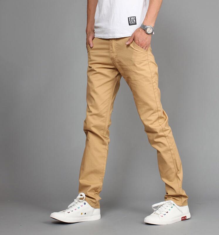 Men's Pants spring fashion casual pants men solid outside train slacks Mid waist cotton Straight pants mens khaki joggers size 2838 221008