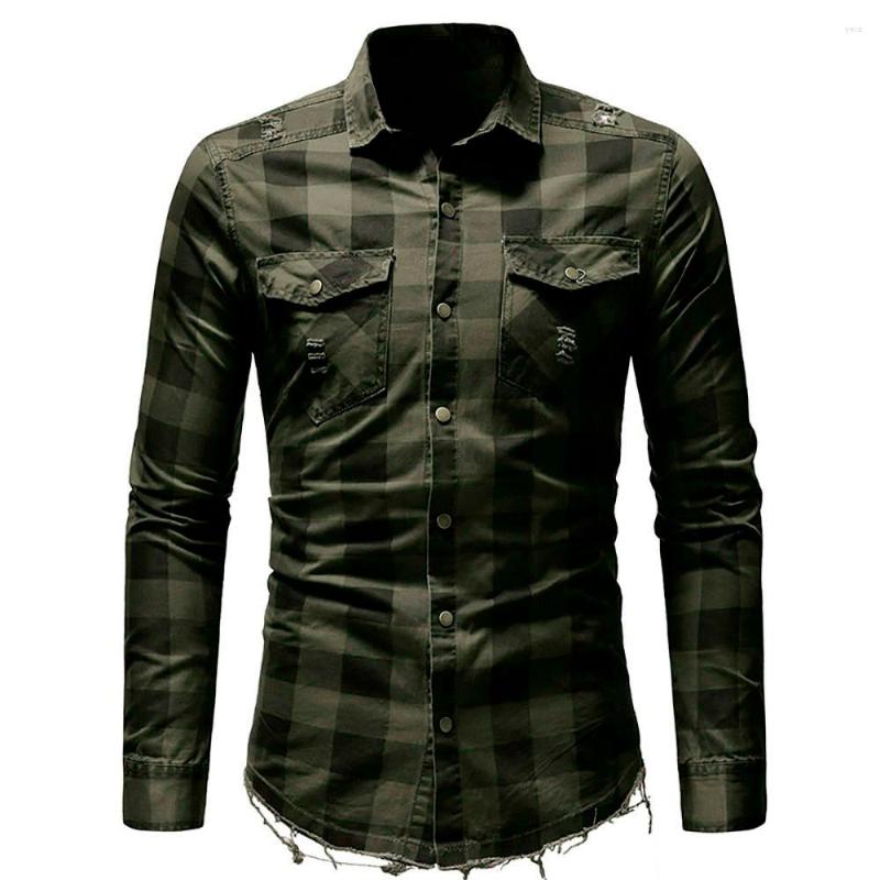 Men's Casual Shirts Men's Slim Fit Button Plaid Shirt With Pocket Long Sleeve Tops Blouse, Beige
Men's Casual Shirts Men's Slim Fit Button Plaid Shirt With Pocket Long Sleeve Tops Blouse, Beige