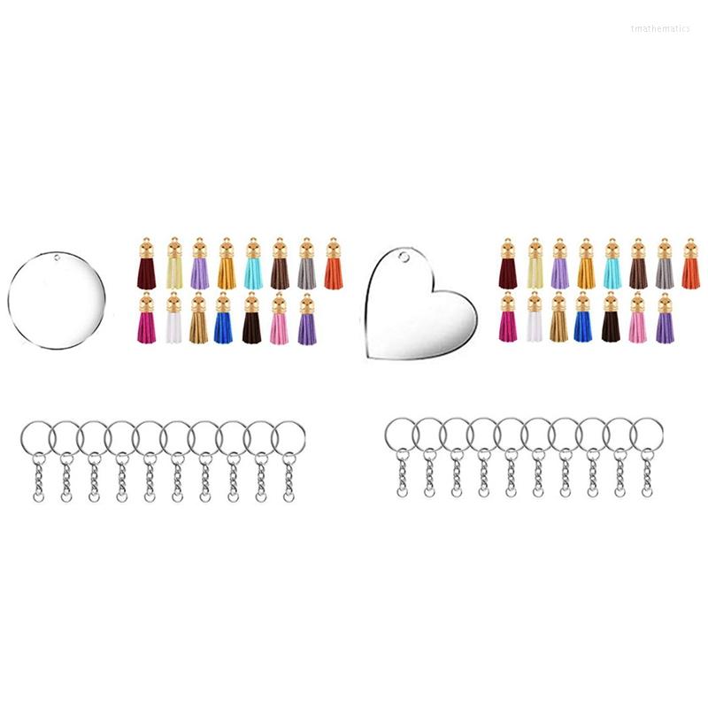 Keychains 90 Pieces Acrylic Blank Sublimation Heat Transfer Keychain With Jumping Ring Tassel For DIY Gift Making
Keychains 90 Pieces Acrylic Blank Sublimation Heat Transfer Keychain With Jumping Ring Tassel For DIY Gift Making