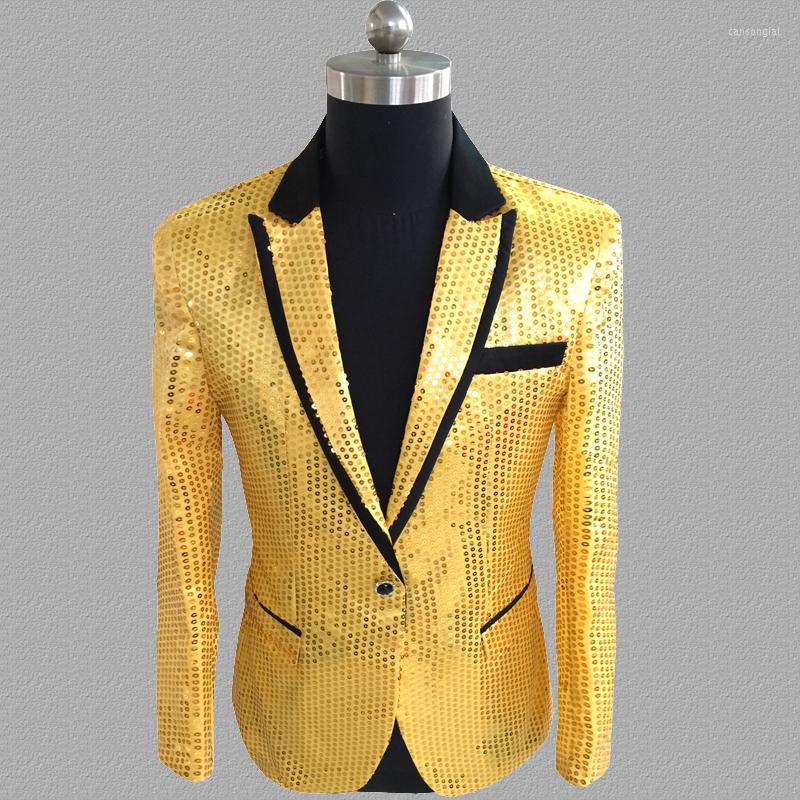 Men' Suits Sequins Blazer Men Designs Jacket Mens Gold Stage Singers Clothes Dance Star Style Dress Masculino Homme Silver Black Blue
Men' Suits Sequins Blazer Men Designs Jacket Mens Gold Stage Singers Clothes Dance Star Style Dress Masculino Homme Silver Black Blue