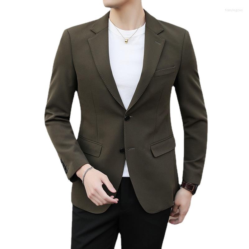 Men' Suits Men Casual Blazer Slim Fit Olive Green Fashion Suit Jacket Business Party Prom Stage Custome Single Breasted 2 Buttons No Iron
Men' Suits Men Casual Blazer Slim Fit Olive Green Fashion Suit Jacket Business Party Prom Stage Custome Single Breasted 2 Buttons No Iron