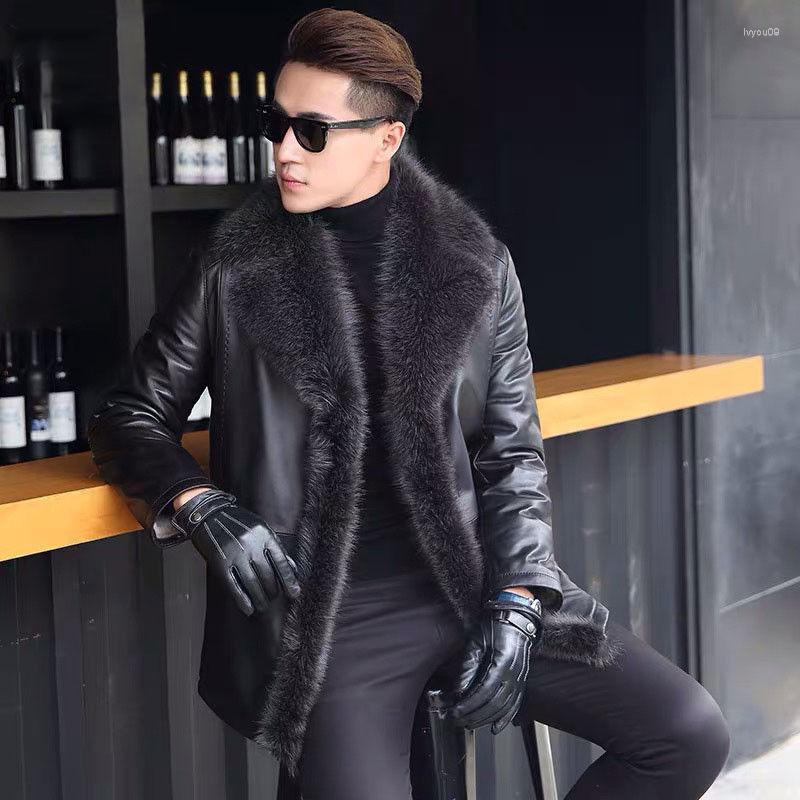 Men' Fur Genuine Raccoon Short Design Solid Color Leather Jackets Men Coats Autumn Winter Clothing, Champagne
Men' Fur Genuine Raccoon Short Design Solid Color Leather Jackets Men Coats Autumn Winter Clothing, Champagne